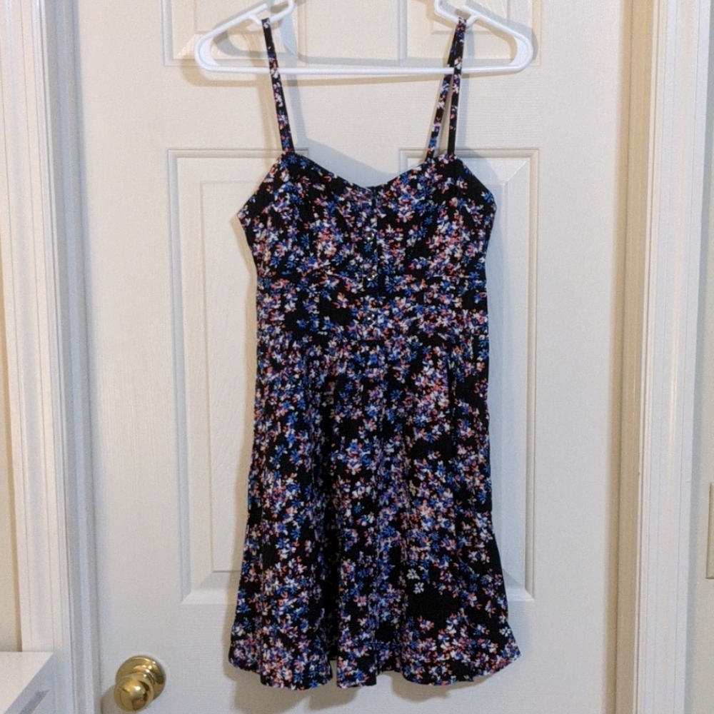 Express spaghetti strap floral dress XS
